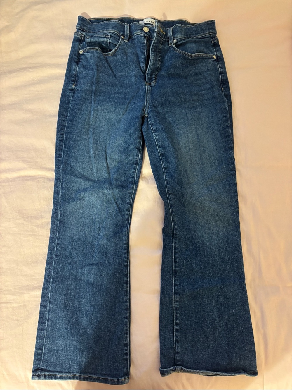 LOFT Dark Blue Flare Jeans
